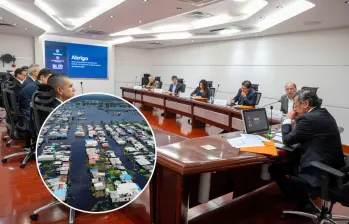 El Gobierno Nacional se reunió con representantes de bancos para buscar soluciones a la crisis climática que se viven en algunas zonas del país. Foto: Presidencia y Manuel Saldarriaga Quintero