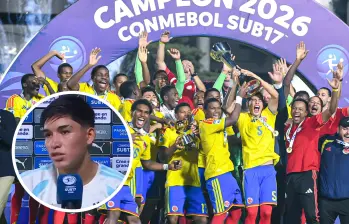 Colombia conquistó su segundo título de la historia tras golear a Argentina en la final por 4-0 y ahora lo espera el Mundial de Catar. La victoria generó todo tipo de reacciones. FOTO: Tomada de redes sociales @FCFSeleccionCol y captura de video.