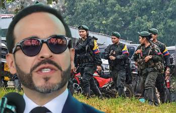 El presidente De la Espriella ordenó una incursión aérea en contra de un presunto campamento de las disidencias de las Farc. Fotos: AFP y Colprensa