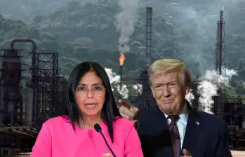Para la presidenta interna, Delcy Rodríguez, Venezuela debe tener relaciones con todos los socios posibles, incluyendo Estados Unidos. Fotos: AFP y Getty Images