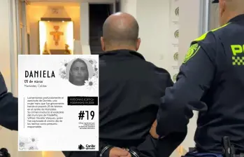 William Jairo Noreña es el principal señalado por el asesinato de Daniela, una mujer trans de 30 años nacida en Riohacha. Fotos: Policía Caldas y Corporación Caribe Afirmativo