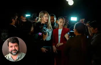 Samuel Castro ganó el Premio Nacional de Periodismo Simón Bolívar por su pódcast independiente sobre el análisis de la película Emilia Pérez y el cine de Jacques Audiard. FOTOS Cortesía