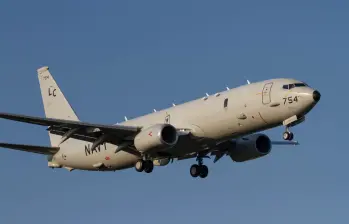 Junto a tres buques de guerra llegaría a Venezuela un avión de patrulla marítima multimisión Boeing P-8A Poseidon, perteneciente al Escuadrón de Patrulla Ocho de la Armada de los Estados Unidos. Foto: Getty Images