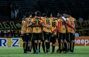 Deportivo Pereira terminó jugando la Liga con futbolisstas juveniles. FOTO @DeporPereiraFC