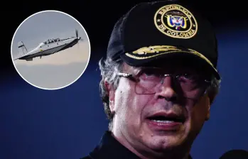 La FAC estableció que: “no se detectó amenaza o actividad sospechosa en tierra ni riesgo balístico durante el trayecto”. Foto: Colprensa.