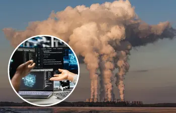 La inteligencia artificial podría reducir hasta 10% de las emisiones antes de 2030. Foto: Magnific