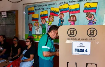 Auditoría externa concluye que no hubo fraude durante la primera vuelta presidencial en Colombia, el pasado 31 de mayo de 2026. FOTO: MANUEL SALDARRIAGA 