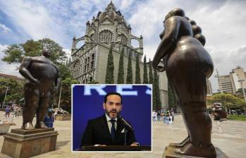 Imagen de referencia del Palacio de la Cultural Rafael Uribe Uribe y del presidente electo Abelardo De la Espriella. Foto: Manuel Saldarriaga Quintero
