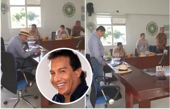 La figura de Diomedes Díaz sigue generando reacciones encontradas, y este martes 26 de mayo, su natalicio fue conmemorado de una forma singular en el Concejo de Cachipay, Cundinamarca. FOTO: Captura de video de redes sociales del Concejo de Cachipay, Cundinamarca.