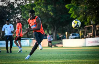 Néiser Villarreal, el delantero de la Selección Colombia Sub 20 que fue el máximo artillero en el Sudamericano. FOTO CORTESÍA FCF 