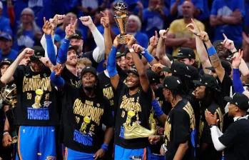 Oklahoma terminó la temporada con 84 victorias, incluidos los playoffs, (68 en fase regular). FOTO: GETTY