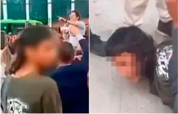El menor de 15 años se declaró inocente de los delitos de tentativa de homicidio agravado y porte ilegal de armas. FOTOS: Capturas de video 