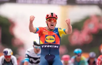 Mads Pedersen, de 29 años, suma tres victorias esta temporada. FOTO X-GIRO DE ITALIA
