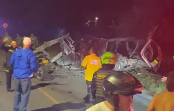 Las autoridades ya se encuentran en el lugar. Foto: Captura de video