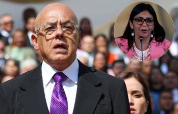 Delcy y Jorge Rodríguez, presidenta interina y presidente de la Asamblea Nacional de Venezuela. Foto: Colprensa y redes sociales.