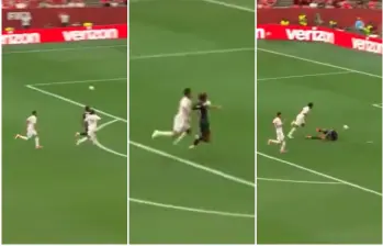 FOTO: Captura video de redes sociales @DSports.
