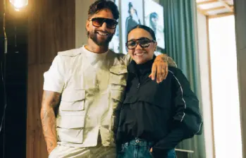 El cantante abrió su primera tienda permanente en Wake Living, Medellín. FOTO Colprensa