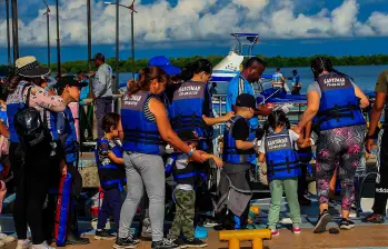 La migración familiar siguió siendo el principal motivo de esos desplazamientos. FOTO Camilo Suárez