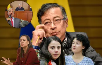 Carolina Corcho, Esmeralda Hernández e Isabel Zuleta son algunas figuras del petrismo que se han pronunciado respecto a las decisiones judiciales en el caso en contra del expresidente Álvaro Uribe Vélez. Fotos: Colprensa y EL COLOMBIANO