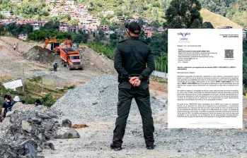 En La Escombrera de la comuna 13 habría más de 500 personas enterradas, según organismos de Derechos Humanos. Las excavaciones allí comenzaron a mediados en 2024. FOTO jaime pérez