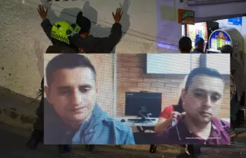 Un familiar de la víctima le hizo una consignación al padrastro del Policía, que luego retiró la plata en un cajero. FOTO: FISCALÍA Y MANUEL SALDARRIAGA