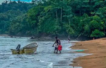 En la playa El Valle, el lugar en el que los tres antioqueños fueron arrastrados por el oleaje, no había presencia de guardacostas. FOTO: Cristina Rodríguez