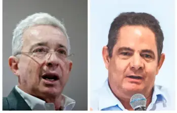 El expresidente Álvaro Uribe no profundizó sobre Germán Vargas Lleras, pero no descartó acercamientos. Foto: Archivo
