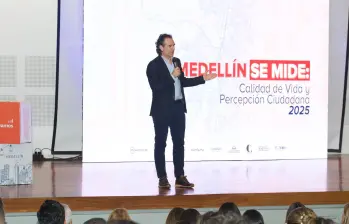 “Los resultados nos retan, hay mucho por mejorar”: alcalde Gutiérrez tras informe que sitúa optimismo en Medellín en 63%