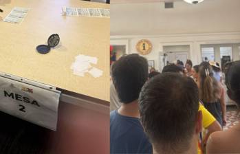 Colombianos en el exterior denuncian que se quedaron sin votar en el primer día de elecciones por largas filas y retrasos