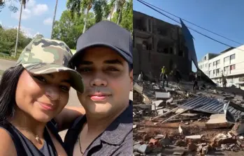 María Camila Ospina y John Edwar compartieron más de 11 años de vida y tuvieron dos hijos. Foto: captura de video Noticias Caracol