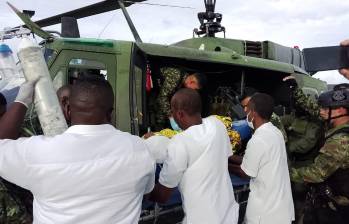 Cuatro niños heridos tras caer en un campo minado en el municipio de Olaya Herrera, Nariño. FOTO: Ejército Nacional