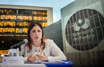 Iris Marín Ortiz, defensora del Pueblo, advierte que la reducción de recursos limitará la capacidad de respuesta frente a las violaciones de derechos humanos en Colombia. FOTO: EL COLOMBIANO