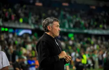 Gustavo Fermani director deportivo de Atlético Nacional, es uno de los cuestionados por sus resultados por los hinchas quienes piden su salida del verde. FOTO CAMILO SUÁREZ