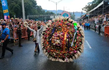 Serán 2,5 kilómetros los que recorrerán los 540 silleteros durante el desfile de hoy. FOTO Camilo Suárez