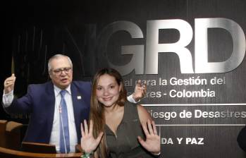 El senador Iván Name y su hija María Clara, nombrados como presuntos beneficiados con los dineros saqueados de la UNGRD. Foto: Colprensa