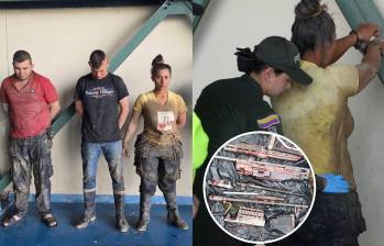 Durante el operativo fueron capturadas otras dos personas y se incautaron tres armas de fuego y cuatro celulares. Foto: Policía Nacional de Colombia