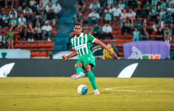 Néider Parra, defensor central de 21 años de Atlético Nacional. FOTO: Instagram neiparraa