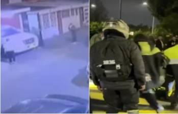 Después de que los ladrones se chocaron, la comunidad detuvo a uno de ellos y después la Policía capturó a los otros dos. FOTO: CAPTURA VIDEO REDES SOCIALES CITY TV