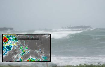 Sara se convirtió en tormenta tropical y podría causar inundaciones en Centroamérica. En Colombia San Andrés está en alerta naranja. Fotos: Ideam y Colprensa