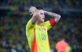 James Rodríguez no siente presión más allá de las tres derrotas seguidas de Colombia y dice que contra Paraguay es obligación ganar. FOTO COLPRENSA