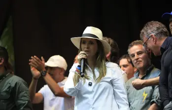 Paloma Valencia, candidata presidencial. Foto: Camilo Suárez - EL COLOMBIANO