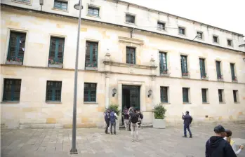 Palacio de San Carlos, donde funciona la Cancillería en Bogotá. Foto: Colprensa.