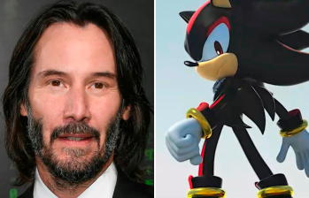 Keanu Reeves prestará su voz para el personaje de Shadow en Sonic 3. FOTOS Getty y cortesía www.sonicthehedgehog.com
