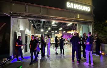 Primera tienda de experiencia Samsung con todo el portafolio de productos. FOTO Juan Alcaraz S. 