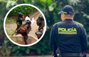 La Policía justificó que “de acuerdo con el relato de los uniformados, el ciudadano intentó agredir a los uniformados en el marco de una disputa entre ‘pandillas’”. FOTO: REFERENCIA/ANDRES FELIPE OSORIO