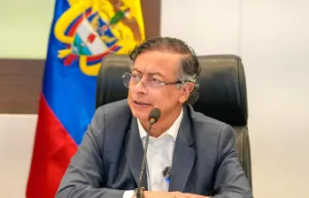 En el mismo mensaje de la advertencia, el jefe de Estado mezcló varios temas, incluso la investigación sobre el atentado cometido contra Miguel Uribe Turbay. Foto: Presidencia