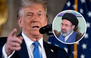 Con estas palabras, el presidente de EE. UU. avivó las teorías sobre el paradero del sucesor de Jamenei tras los recientes bombardeos. FOTO: Getty y Cortesía