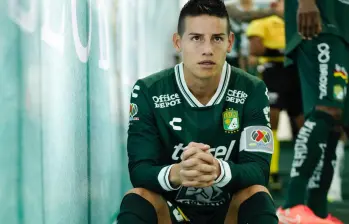 El capitán del Club León y de la Selección Colombia habló sobre su situación contractual con el equipo mexicano, quien hasta ahora no le ha renovado. FOTO: Redes sociales Club León y @jamesdrodriguez
