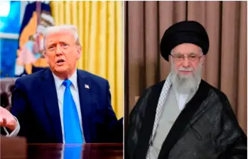 Donald Trump, presidente de Estados Unidos, y el ayatolá Alí Jamenei, líder supremo de Irán. FOTOS: Getty