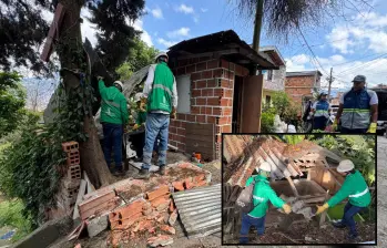 Algunas de las casetas intervenidas durante el operativo de las autoridades. FOTO: Cortesía.